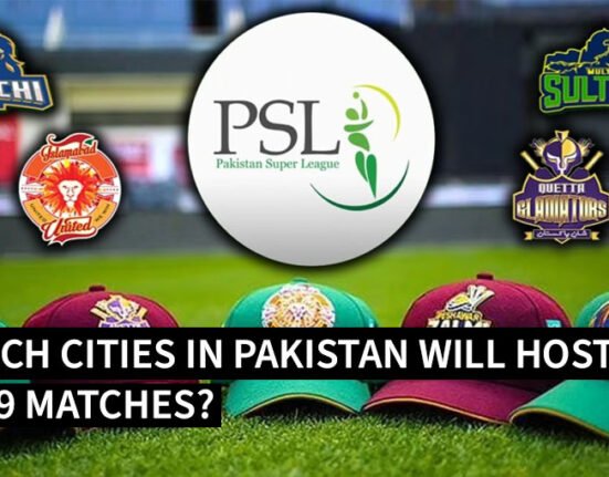 Which cities in Pakistan will host PSL9 matches?